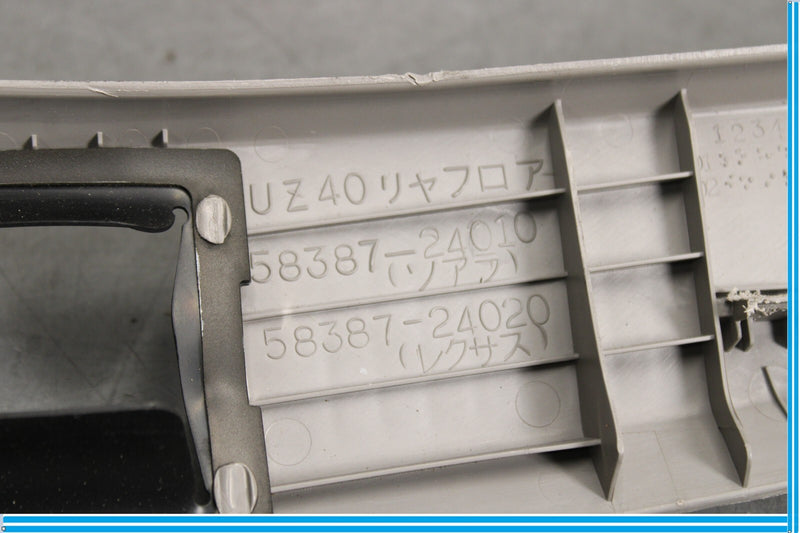 Load image into Gallery viewer, 02-10 Lexus SC430 Rear Trunk Floor Finish Sill Plate 5838724020 Oem
