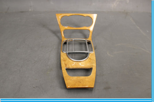 03-12 Mercedes R230 SL550 SL500 Center Console Trim Bezel Walnut Wood Oem