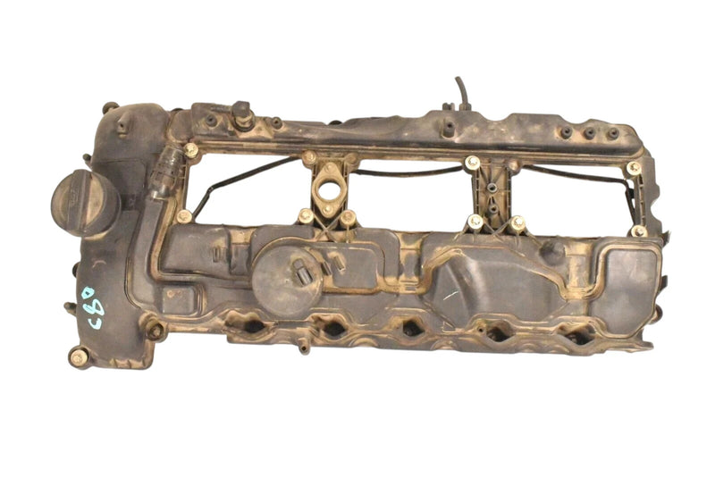 Load image into Gallery viewer, 10-19 BMW X5 X6 535i 3.0L GT Engine Motor Head Valve Cover Black 11127570292 Oem
