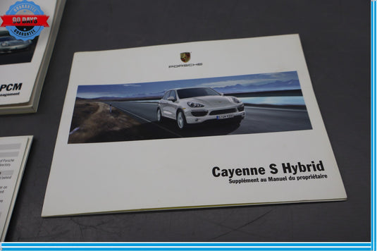 2011 Porsche Cayenne 958 Operator's Owner's Manual Book W/ Case Cover Oem