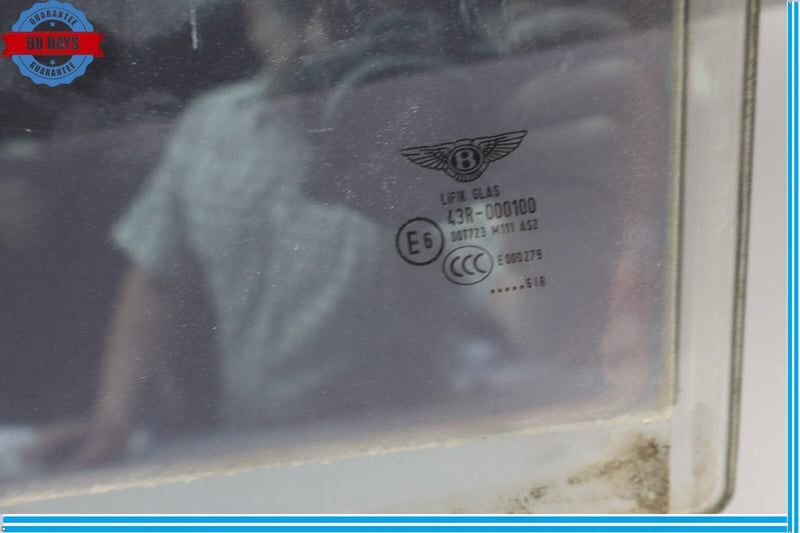 Load image into Gallery viewer, 06-12 Bentley Continental Flying Spur Rear Left Side Door Window Glass Oem
