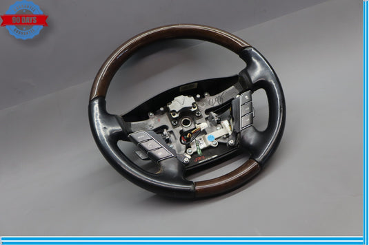 11-13 Hyundai Equus SIG Front Steering Wheel Black Leather 561003N200 Oem