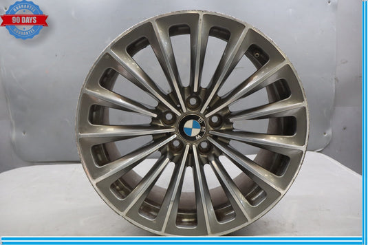 09-16 BMW 535i 740i 750i 8.5x19 19" Wheel Rim Silver R19 6775392 Oem