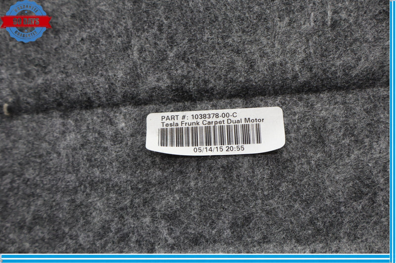 Load image into Gallery viewer, 12-15 Tesla Model S Frunk Luggage Storage Compartment Carpet  Oem
