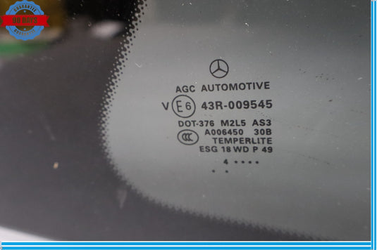 07-19 Mercedes X166 GL450 GLS350 Rear Right Quarter Side Window Glass Oem