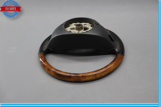07-10 Mercedes W221 S550 CL550 Driver Steering Wheel w/ Paddle Shifters Wood Oem