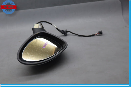 11-14 Porsche Cayenne 958 Front Right Side Rear View Door Mirror White Oem