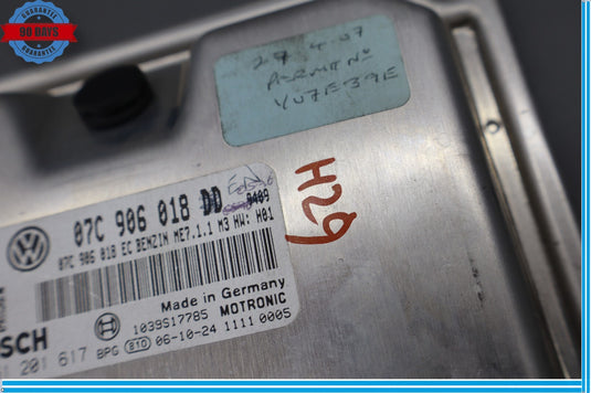 03-12 Bentley Continental GT GTC Engine Control Computer Module ECU ECM Unit Oem