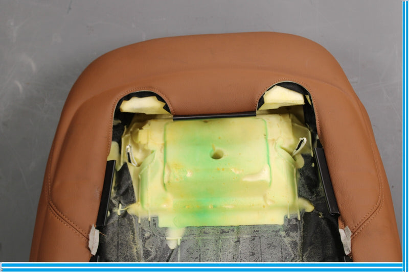 Load image into Gallery viewer, 14-17 Maserati Ghibli Front Left Side Top Upper Seat Cushion Cover Brown Oem
