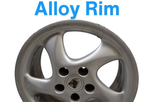 96-04 Porsche 911 993 996 8Jx18 ET52 Front Turbo Twist Wheel Rim 99336213601 Oem