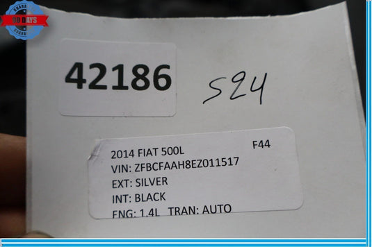 14-17 Fiat 500L Front Right Passenger Side Interior Door Panel Cover 3629410 Oem