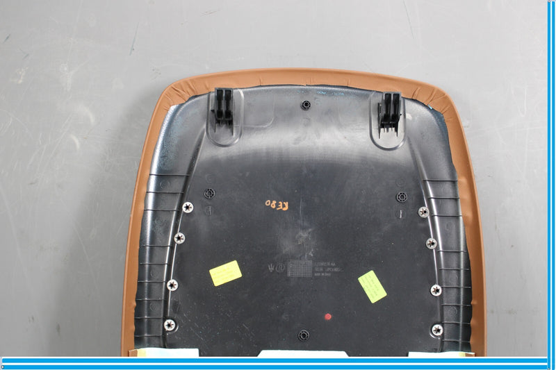 Load image into Gallery viewer, 14-17 Maserati Ghibli Front Side Right Passenger Side Seat Back Cover Brown Oem
