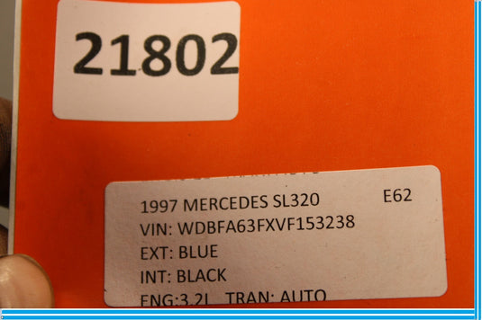 90-02 Mercedes R129 SL500 300SL Auto Automatic Transmission Assembly Oem