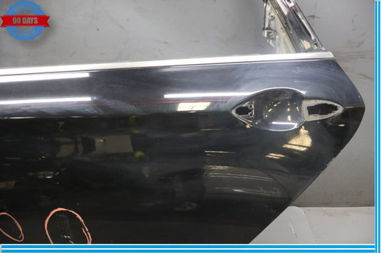 15-16 Hyundai Genesis Rear Left Driver Side Exterior Door Shell Panel Black Oem
