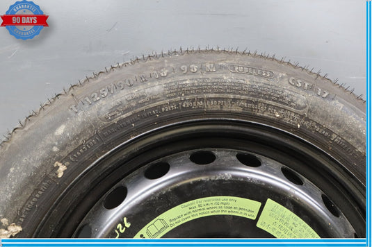 08-15 Mercedes C250 W204 Emergency Spare Tire Wheel Donut Rim 125 90 16" Oem