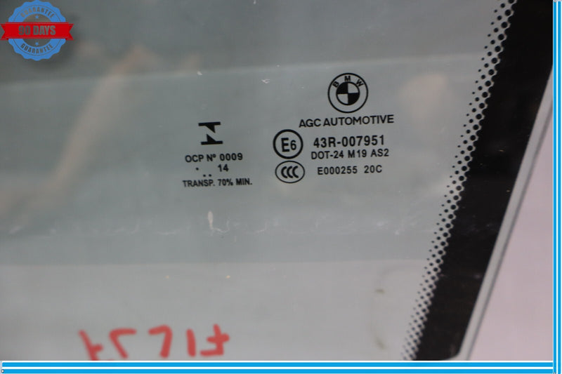Load image into Gallery viewer, 14-21 BMW I01 i3 i3s Front Left Driver Side Door Window Auto Glass Panel Oem
