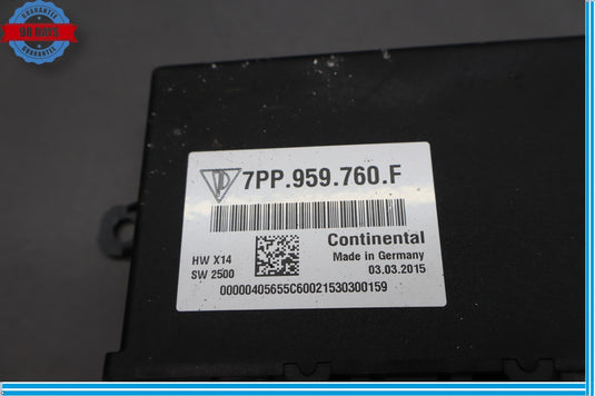 11-18 Porsche Cayenne 958 Front Right Side Seat Control Module Unit Oem