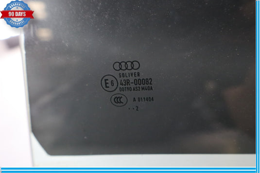 12-18 Audi A7 Quattro RS7 S7 Rear Left Driver Side Door Window Auto Glass Oem