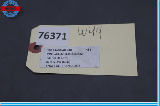 97-06 Jaguar X100 XK8 XKR Convertible Left Quarter Window Regulator Motor Oem