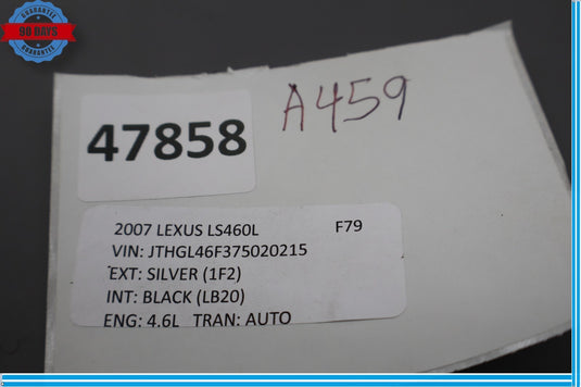 07-12 Lexus LS460 Steering Wheel Column Lower Boot Trim Cover Panel Oem