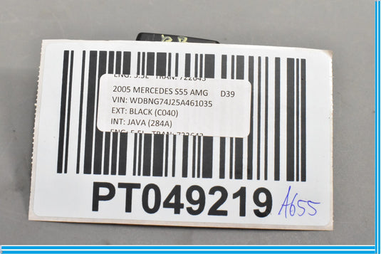 00-06 MERCEDES W215 C215 CL-CLASS LEFT OR RIGHT WINDOW SWITCH 2208213379 OEM