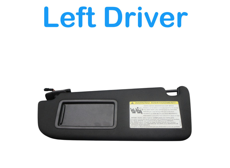Load image into Gallery viewer, 12-16 Audi A6 Quattro A7 Quattro Front Left Driver Sunvisor Sun Visor Black Oem
