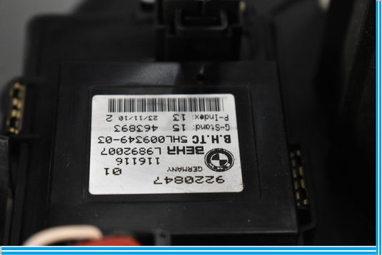 09-15 BMW 750i 750Li F01 F02 AC A/C Heater Blower Motor Fan Assembly Unit Oem