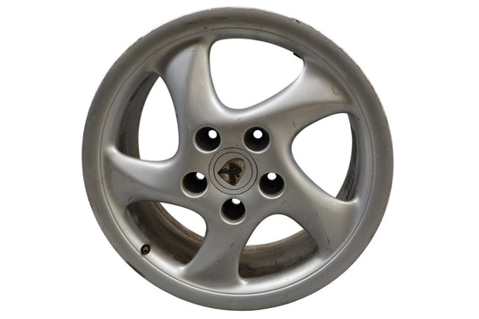 96-04 Porsche 911 993 996 8Jx18 ET52 Front Turbo Twist Wheel Rim 99336213601 Oem