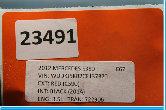 08-14 Mercedes W204 C250 E350 Rear Differential Diff Axle Carrier Oem
