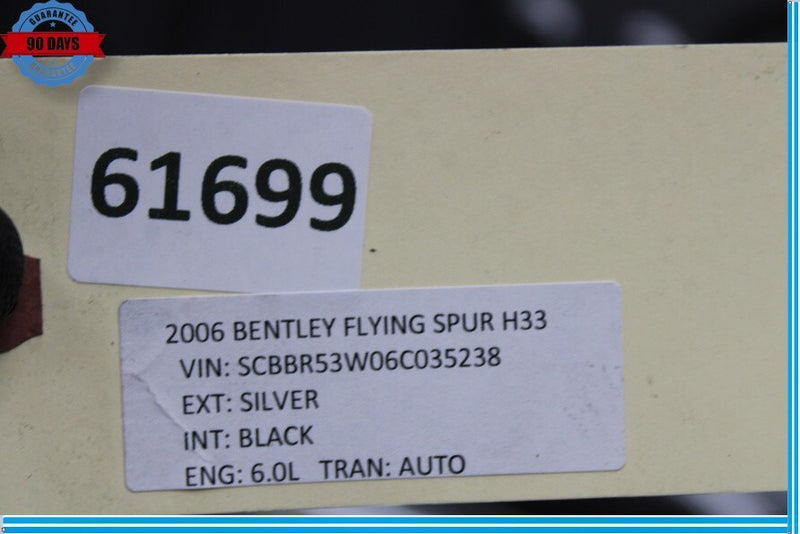 Load image into Gallery viewer, 06-12 Bentley Continental Flying Spur Rear Trunk Lid Panel Assembly Silver Oem
