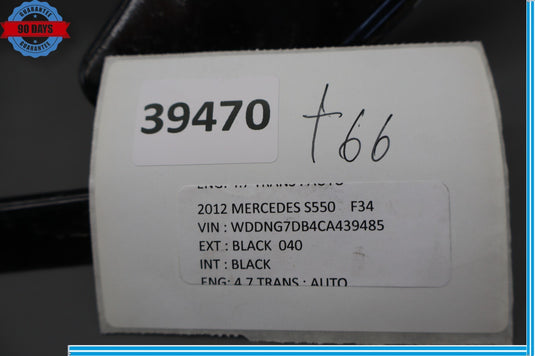 10-13 Mercedes S400 S550 Distronic Cruise Control Sensor Bracket Oem
