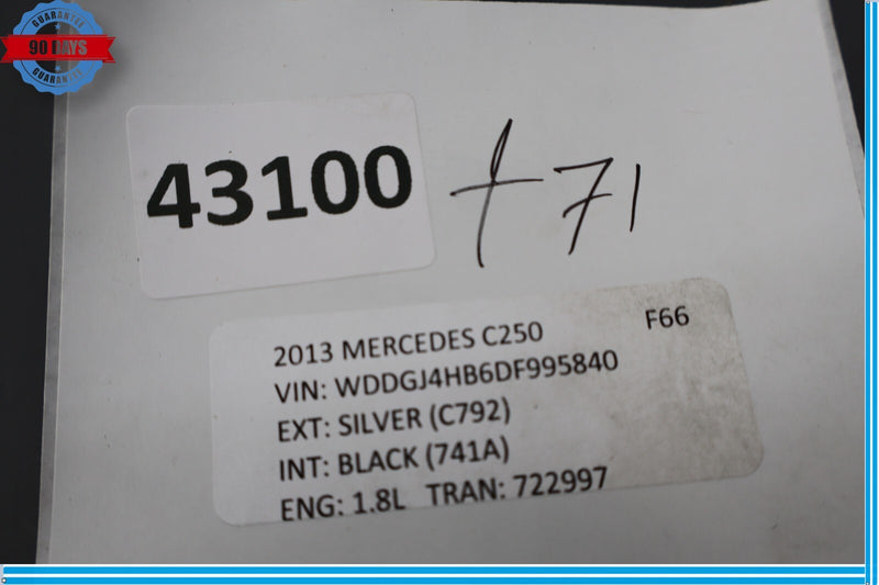 Load image into Gallery viewer, 12-14 Mercedes C250 C350 Rear Left Side Top C Pillar Column Trim Cover Oem

