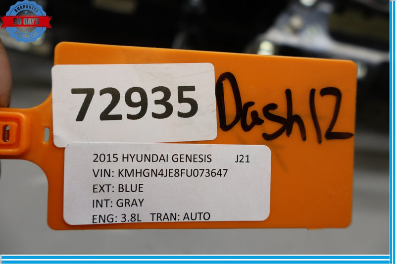 Load image into Gallery viewer, 15-20 Hyundai Genesis Front Dash Board Dashboard Instrument Panel  Oem
