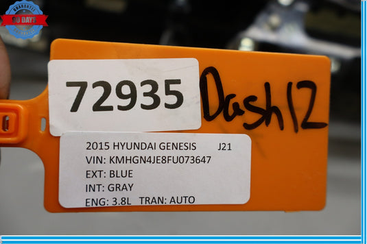 15-20 Hyundai Genesis Front Dash Board Dashboard Instrument Panel  Oem