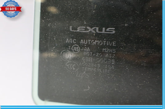 07-17 Lexus LS460 Rear Left Driver Side Door Window Auto Glass Oem