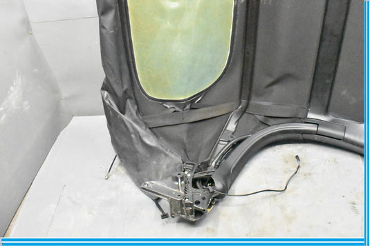 05-12 Porsche Boxster Soft Top Roof W/ Frame & Back Glass Black Oem