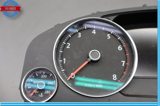11-12 Volkswagen VW Touareg V6 VR6 Instrument Cluster Gauge Speedometer Oem