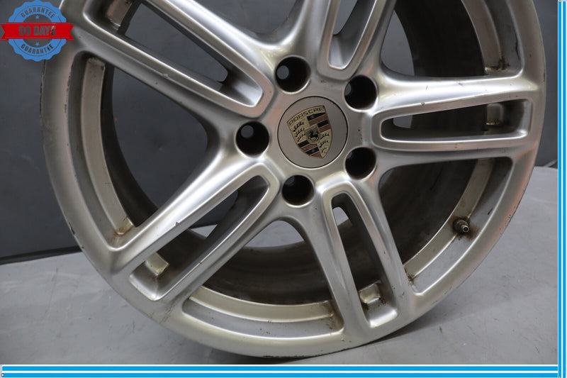 Load image into Gallery viewer, 10-16 Porsche Panamera 970 10 X 19 19" 5 Spoke Rear Wheel Rim Silver Oem
