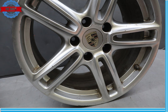 10-16 Porsche Panamera 970 10 X 19 19" 5 Spoke Rear Wheel Rim Silver Oem