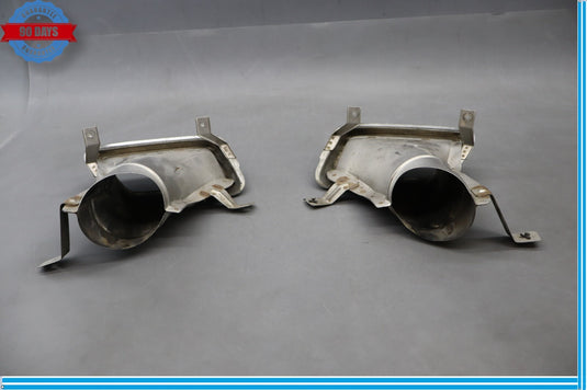 18-19 Cadillac XTS Rear Right & Left Bumper Exhaust Tail Pipe Heat Sleeve Oem