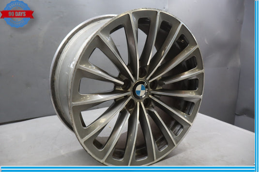 09-16 BMW 535i 740i 750i 8.5x19 19" Wheel Rim Silver R19 6775392 Oem