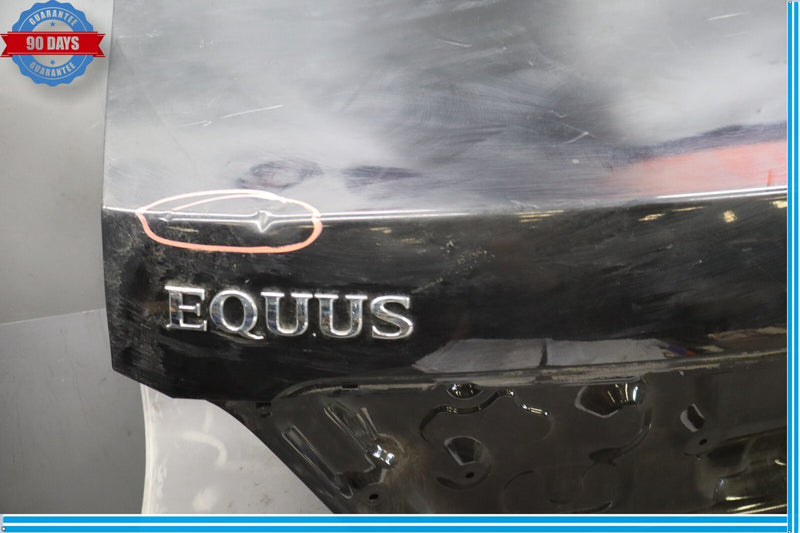 Load image into Gallery viewer, 12-13 Hyundai Equus Tailgate Liftgate Trunk Deck Lid Black Oem
