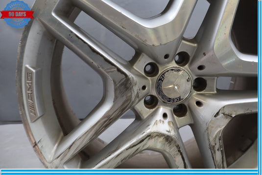 07-19 Mercedes X166 GL450 GLS350 R21 Front Wheel Rim Silver 10Jx21H2 21'' Oem