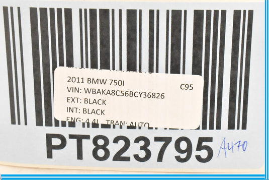 09-15 BMW 750i 750Li F01 F02 Front Left Dash Ac Air Vent Grille 64229115857 Oem