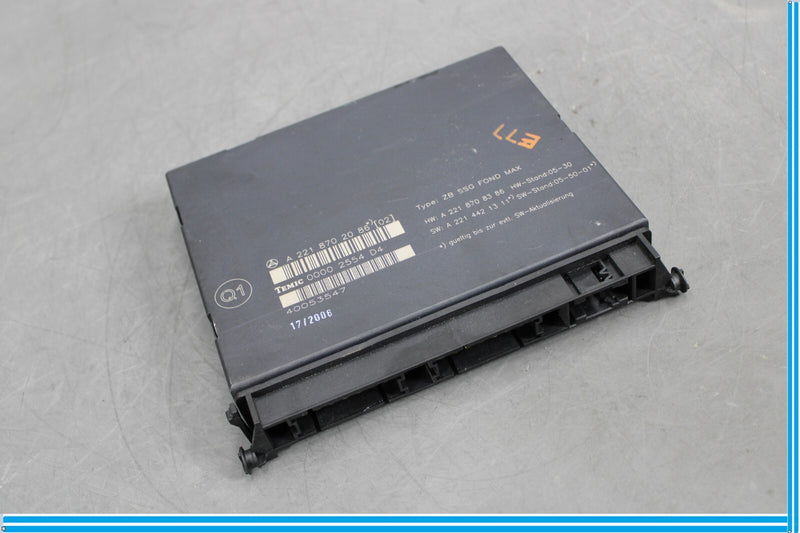 Load image into Gallery viewer, 07-09 Mercedes W221 S600 S550 S400 Individual Rear Seats Control Unit Module Oem
