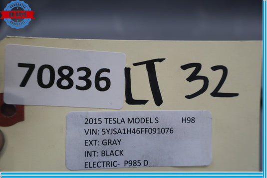 12-20 Tesla Model S Left Rocker Skirt Molding Scuff Plate Threshold Trim Oem