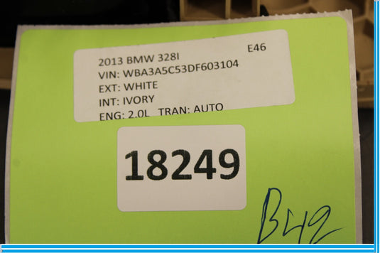 12-16 BMW F30 328i 335i Front Right Side Seat Switch Cover Trim Panel Oem