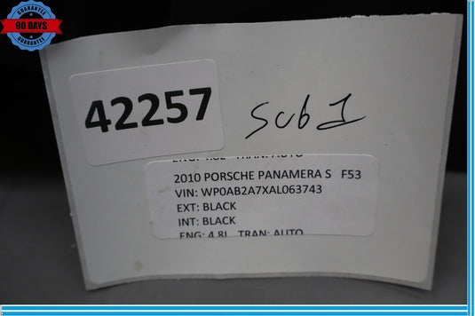 10-16 Porsche Panamera 970 Rear Audio Speaker System Subwoofer 97064556503 Oem
