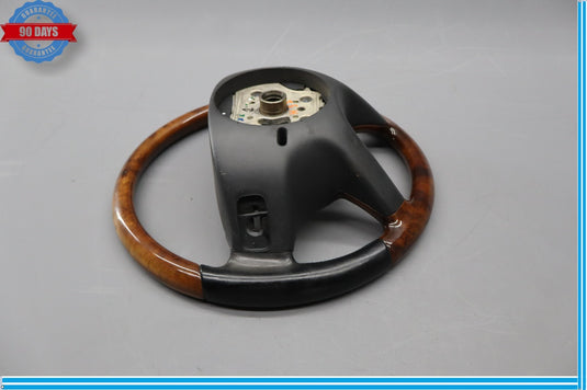 07-10 Mercedes W221 S550 CL550 Driver Steering Wheel w/ Paddle Shifters Wood Oem