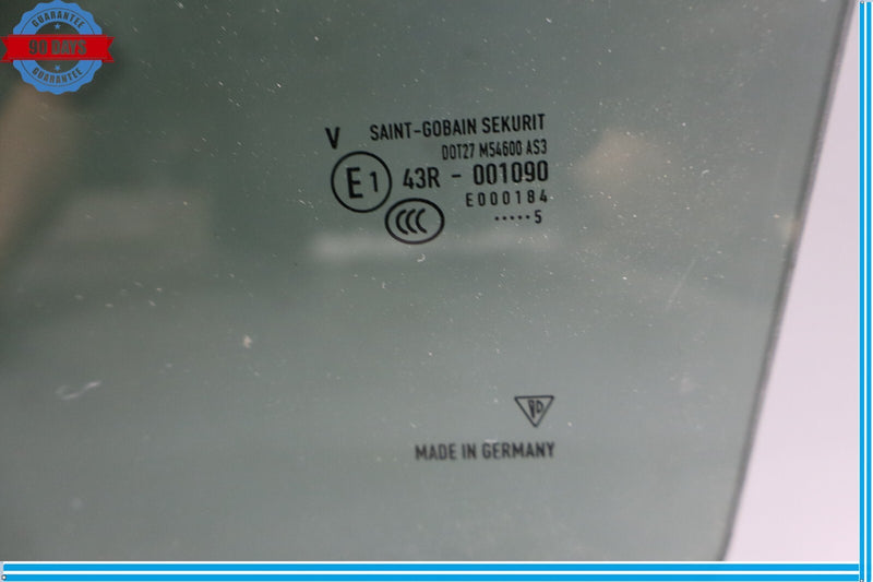 Load image into Gallery viewer, 11-18 Porsche Cayenne 958 Hybrid S Rear Left Driver Side Door Window Glass Oem
